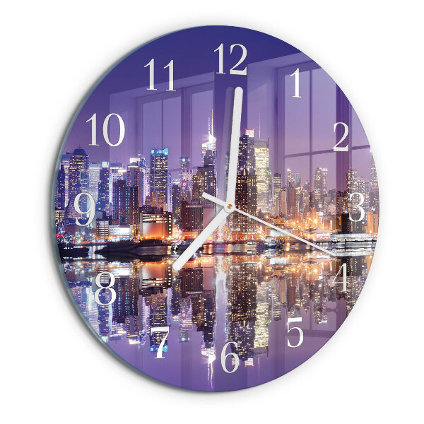 Round wall clock City
