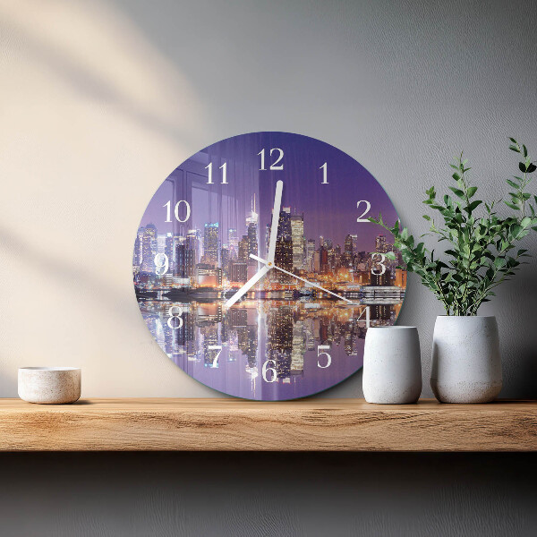 Round wall clock City