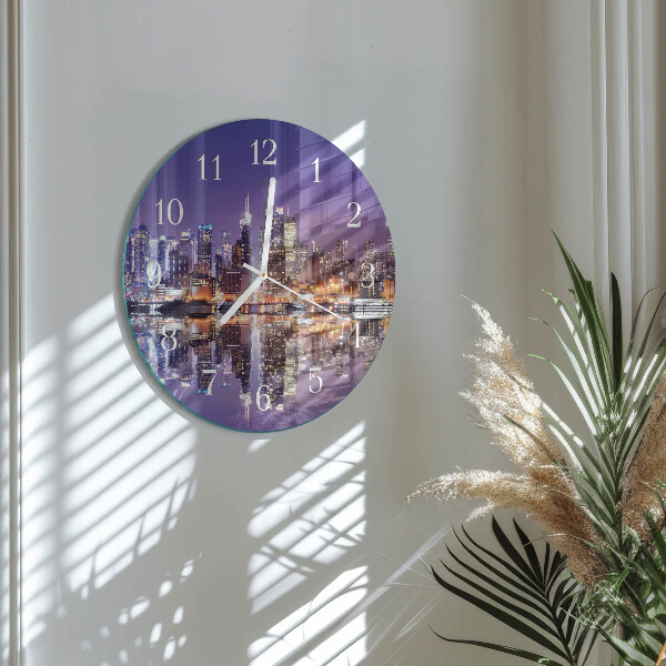 Round wall clock City