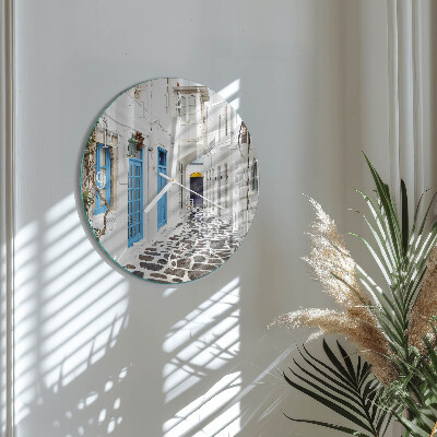 Round wall clock Santorini