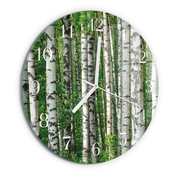 Round wall clock Birches