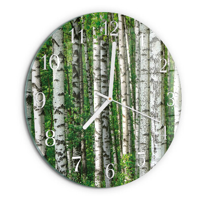 Round wall clock Birches