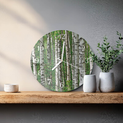 Round wall clock Birches