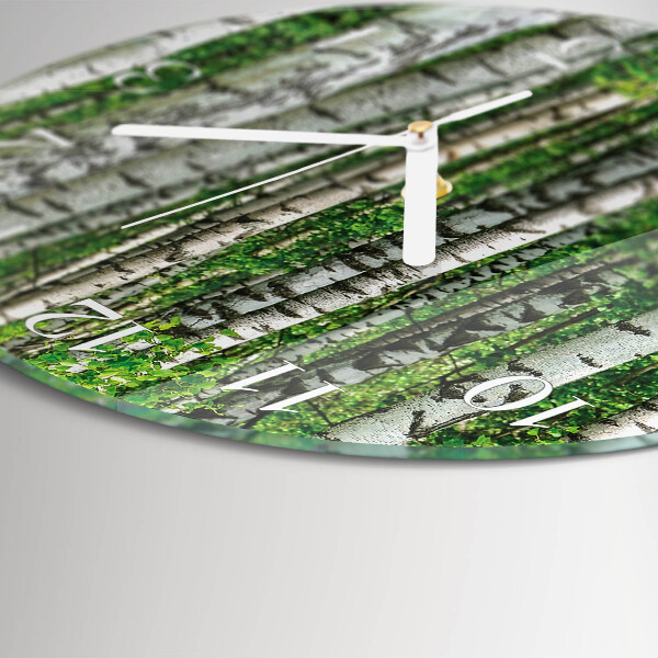 Round wall clock Birches