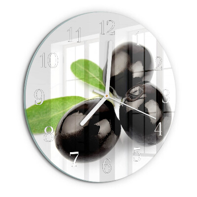 Round wall clock Olives