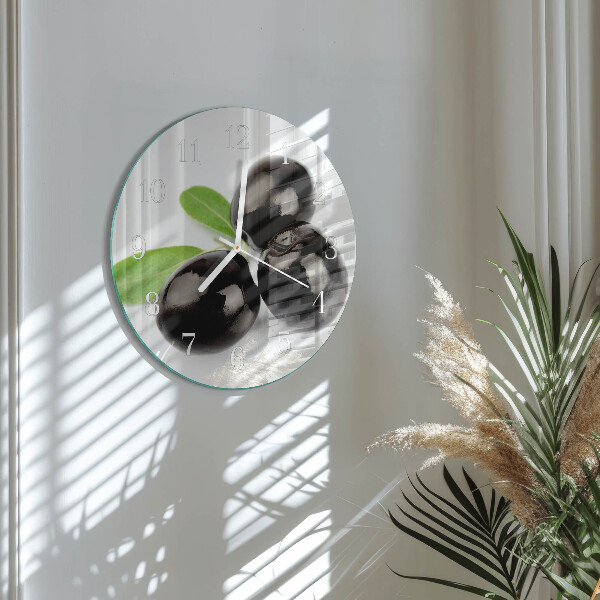 Round wall clock Olives