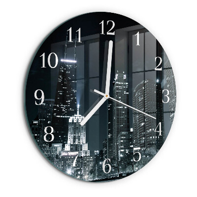 Round wall clock City