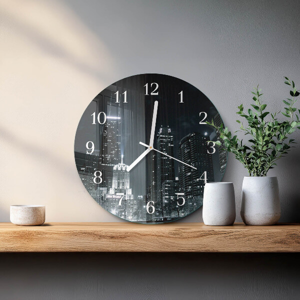 Round wall clock City