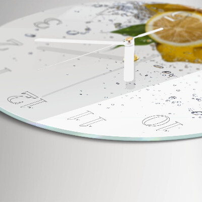 Round wall clock Lemons