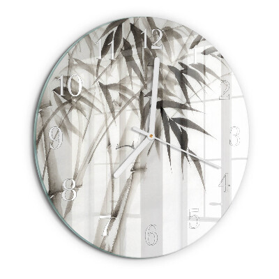 Round wall clock Bamboo