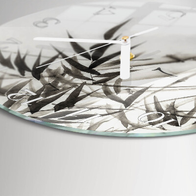 Round wall clock Bamboo