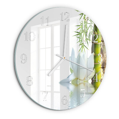 Round wall clock Bamboo