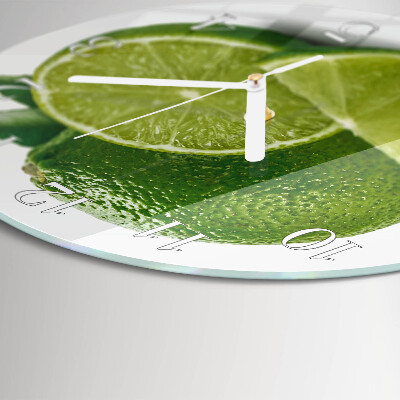Round wall clock Calcium carbonate