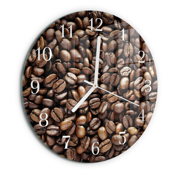 Round wall clock Coffee Beans