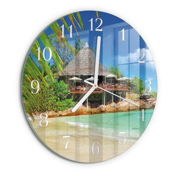 Round wall clock Island