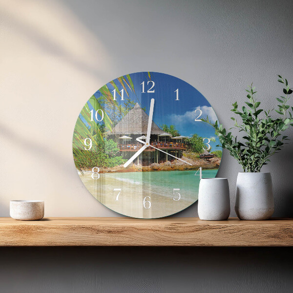 Round wall clock Island