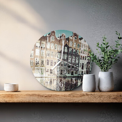 Round wall clock Houses