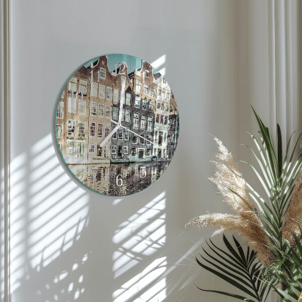 Round wall clock Houses