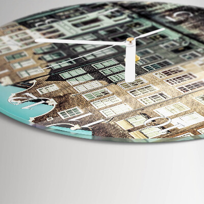 Round wall clock Houses