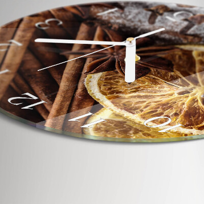 Round wall clock Cinnamon Anise