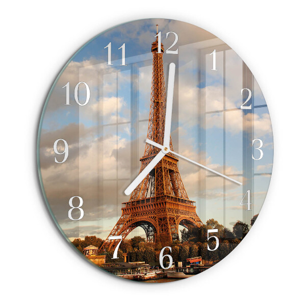 Round wall clock Paris