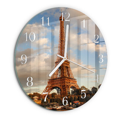 Round wall clock Paris