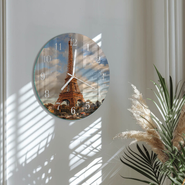 Round wall clock Paris