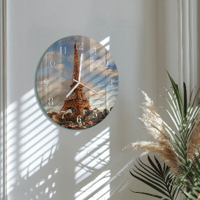 Round wall clock Paris