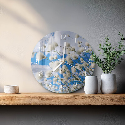 Round wall clock Cotton