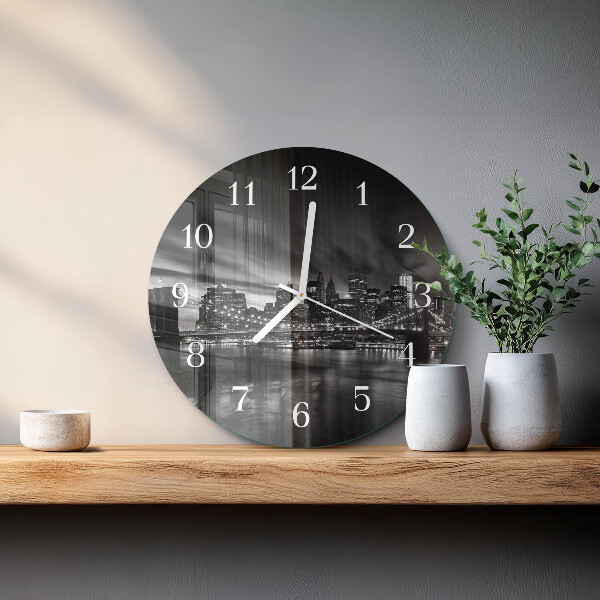 Round wall clock City