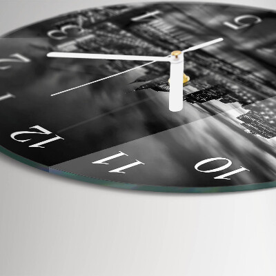 Round wall clock City