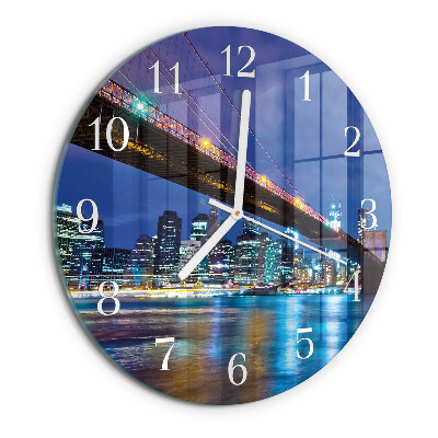 Round wall clock Bridge