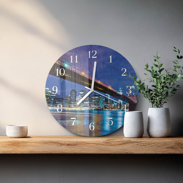 Round wall clock Bridge