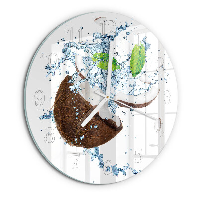 Round wall clock Coconut