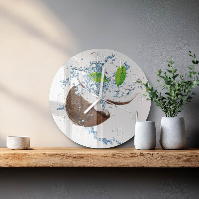 Round wall clock Coconut