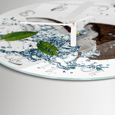 Round wall clock Coconut