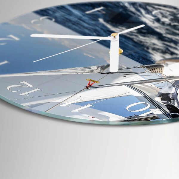 Round wall clock Yacht