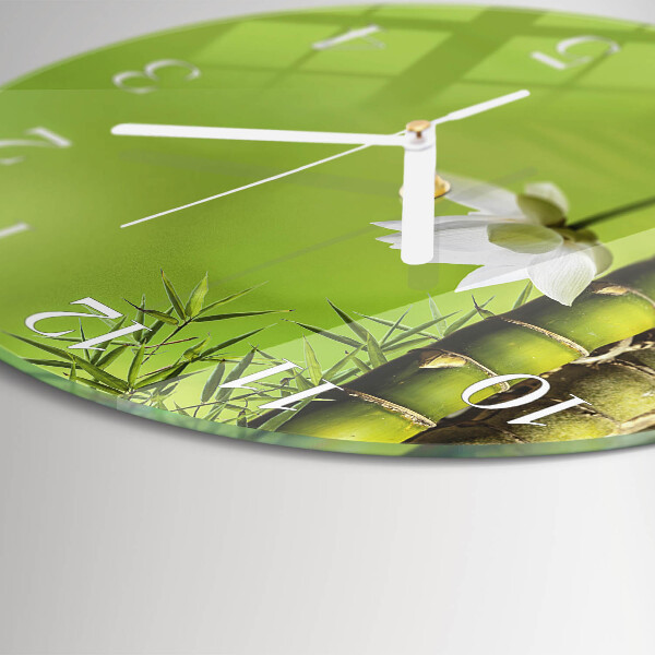 Round wall clock Bamboo