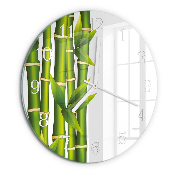 Round wall clock Bamboo