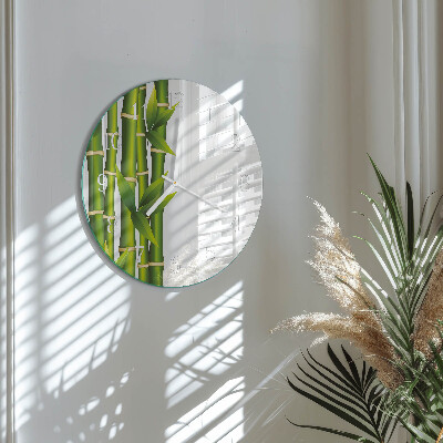 Round wall clock Bamboo