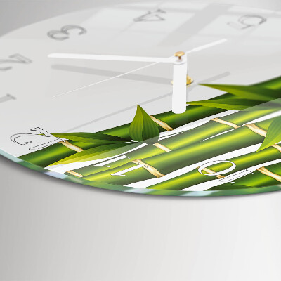 Round wall clock Bamboo