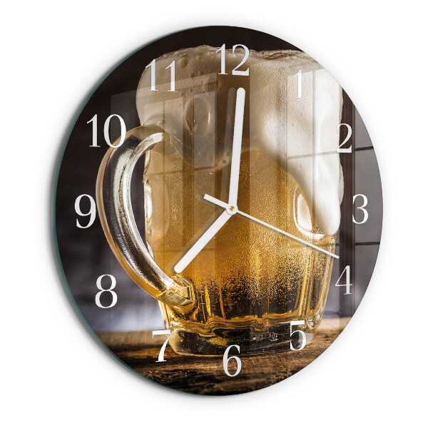 Round wall clock Beer