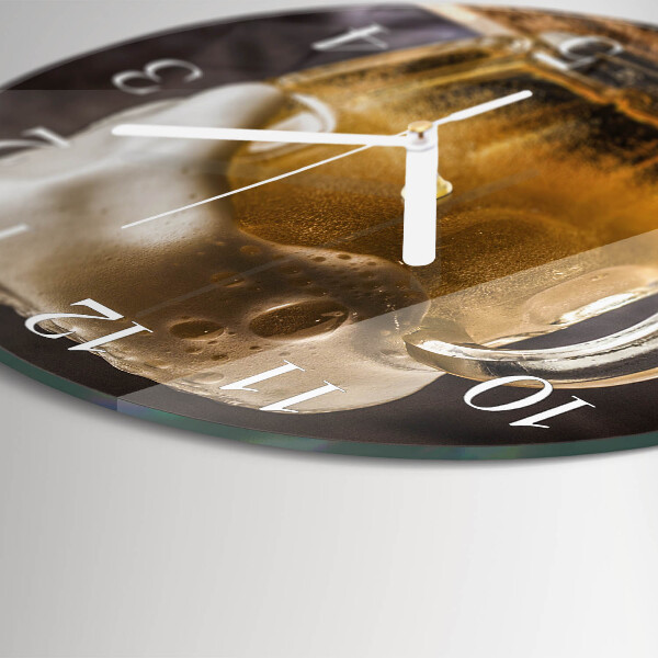 Round wall clock Beer