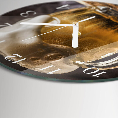 Round wall clock Beer