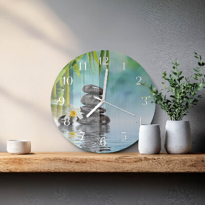Round wall clock Stones