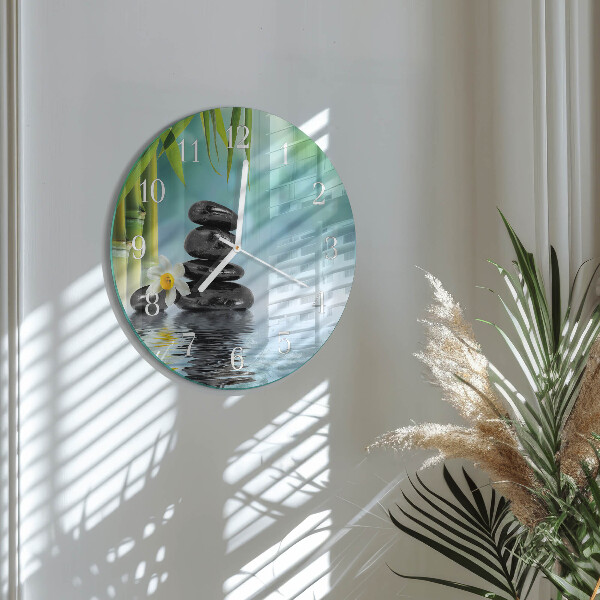 Round wall clock Stones