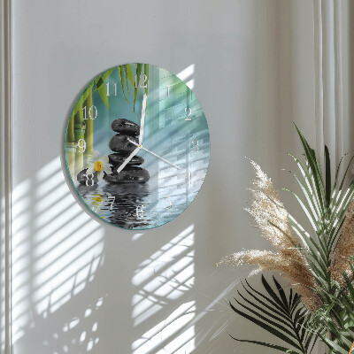 Round wall clock Stones