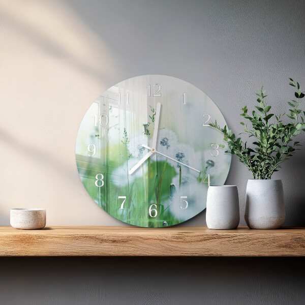 Round wall clock Meadow