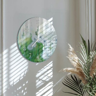 Round wall clock Meadow