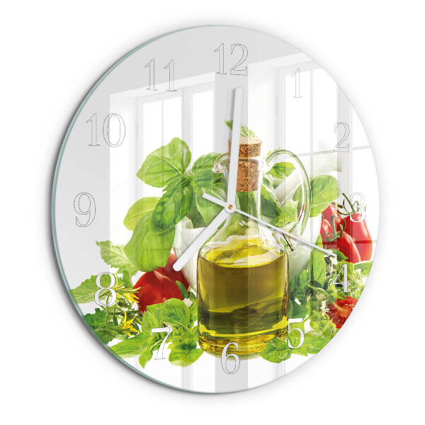 Round wall clock Basil Oil